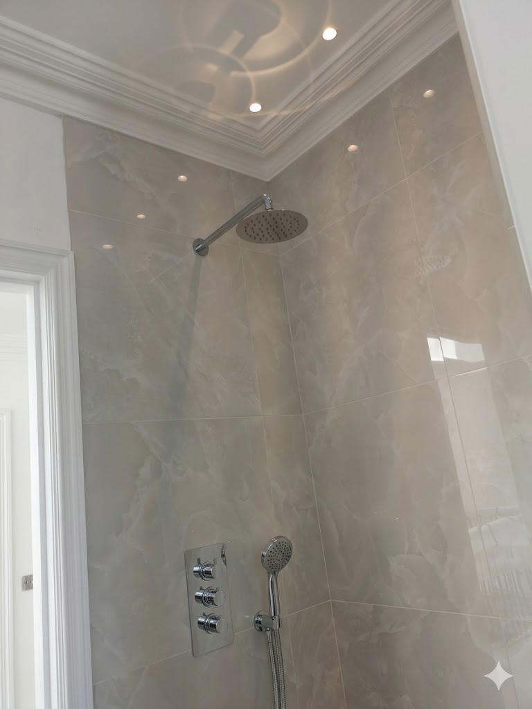 Bathroom plumbing installation